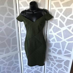 Bandage Style Off-shoulder Dress